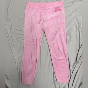 Juicy Couture Pink Terry Cloth Lounge Pants